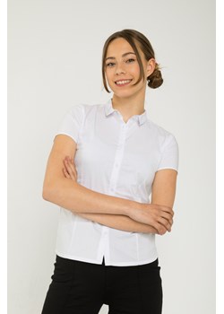 Biała koszula z krótkim rękawem, Rozmiar - 140, Kolor - Biały ze sklepu REPORTER w kategorii Koszule dziewczęce - zdjęcie 189105771