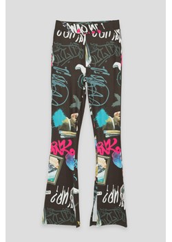 Wzorzyste spodnie typu dzwony, Rozmiar - 170, Kolor - Multikolor ze sklepu REPORTER w kategorii Spodnie dziewczęce - zdjęcie 189105881