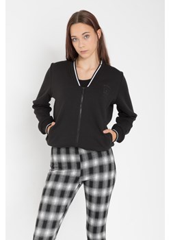 Czarna bomberka zapinana na zamek, Rozmiar - 140, Kolor - Czarny ze sklepu REPORTER w kategorii Bluzy dziewczęce - zdjęcie 189106201