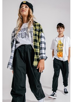 Koszula w kolorową kratę zapinana na guziki, Rozmiar - 146, Kolor - Multikolor ze sklepu REPORTER w kategorii Koszule dziewczęce - zdjęcie 189106230