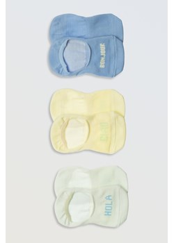 Kolorowy zestaw skarpet z napisami 3-PAK, Rozmiar -  31, Kolor - Multikolor ze sklepu REPORTER w kategorii Skarpetki dziecięce - zdjęcie 189106461