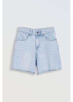 Jasnoniebieskie krótkie spodenki jeansowe, Rozmiar - 140, Kolor - Niebieski ze sklepu REPORTER w kategorii Spodenki dziewczęce - zdjęcie 189106482