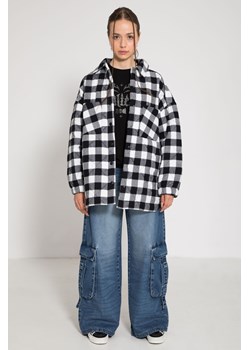 Niebieskie jeansy typu cargo z szerokimi nogawkami, Rozmiar - 140, Kolor - Niebieski ze sklepu REPORTER w kategorii Spodnie dziewczęce - zdjęcie 189107360