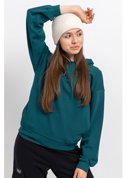 Zielona bluza REGULAR z kapturem z przestrzennym napisem na wysokości piersi, Rozmiar - 140, Kolor - Zielony ze sklepu REPORTER w kategorii Bluzy dziewczęce - zdjęcie 189107411