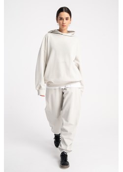 Jasnoszare spodnie dresowe gładkie o kroju BALLOON, Rozmiar - 140, Kolor - Szary ze sklepu REPORTER w kategorii Spodnie dziewczęce - zdjęcie 189107710