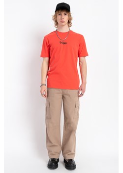 Beżowe spodnie materiałowe typu cargo z kieszeniami na nogawkach, Rozmiar - 158, Kolor - Beżowy ze sklepu REPORTER w kategorii Spodnie chłopięce - zdjęcie 189107901