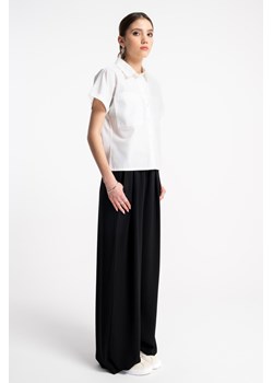 Eleganckie czarne spodnie WIDE LEG, Rozmiar - 140, Kolor - Czarny ze sklepu REPORTER w kategorii Spodnie dziewczęce - zdjęcie 189108081