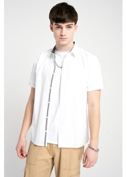 Biała koszula REGULAR z krótkim rękawem, Rozmiar - 140, Kolor - Biały ze sklepu REPORTER w kategorii Koszule chłopięce - zdjęcie 189108114