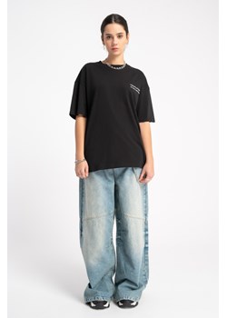 Niebieskie jeansy z szerokimi nogawkami z modnymi cięciami, Rozmiar - 170, Kolor - Niebieski ze sklepu REPORTER w kategorii Spodnie dziewczęce - zdjęcie 189108132