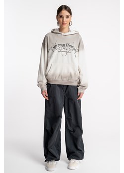 Ciemnoszare spodnie typu PARACHUTE z zaszewkami na kolanach, Rozmiar - 140, Kolor - Ciemny szary ze sklepu REPORTER w kategorii Spodnie dziewczęce - zdjęcie 189108174