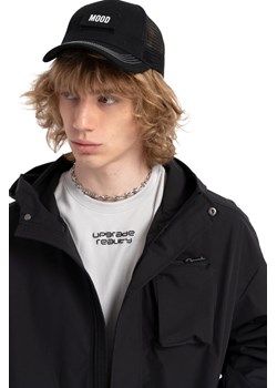Czarna czapka z daszkiem z odpinanymi hasłami, Rozmiar -  r1, Kolor - Czarny ze sklepu REPORTER w kategorii Czapki dziecięce - zdjęcie 189108234