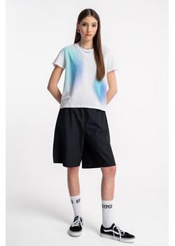 Czarne szorty REGULAR bez nadruków ściągane w pasie, Rozmiar - 140, Kolor - Czarny ze sklepu REPORTER w kategorii Spodenki dziewczęce - zdjęcie 189108571