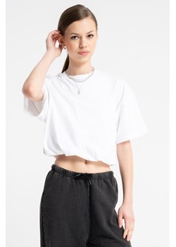 Biały t-shirt o kroju BUBBLE, Rozmiar - 170, Kolor - Biały ze sklepu REPORTER w kategorii Bluzki dziewczęce - zdjęcie 189108811