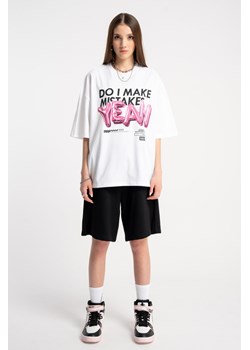 Czarne krótkie spodenki OVERSIZE dresowe bez nadruków, Rozmiar - 170, Kolor - Czarny ze sklepu REPORTER w kategorii Spodenki dziewczęce - zdjęcie 189109183