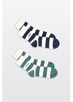 Zestaw skarpet w pasy 2-PAK, Rozmiar -  40, Kolor - Multikolor ze sklepu REPORTER w kategorii Skarpetki dziecięce - zdjęcie 189109664