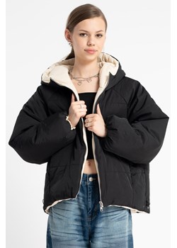 Dwustronna pikowana kurtka ocieplana, Rozmiar - 140, Kolor - Kremowy ze sklepu REPORTER w kategorii Kurtki dziewczęce - zdjęcie 189109734