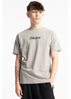 Jasnoszary t-shirt REGULAR z nadrukiem z przodu, Rozmiar - 176, Kolor - Szary ze sklepu REPORTER w kategorii T-shirty chłopięce - zdjęcie 189109823