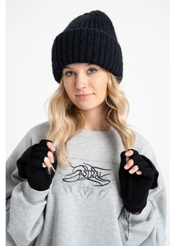 Czarne rękawiczki z nakładką na palce, Rozmiar -  r1, Kolor - Czarny ze sklepu REPORTER w kategorii Rękawiczki dziecięce - zdjęcie 189109851