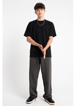 Szare spodnie dresowe REGULAR bez nadruków, Rozmiar - 146, Kolor - Szary ze sklepu REPORTER w kategorii Spodnie chłopięce - zdjęcie 189110153