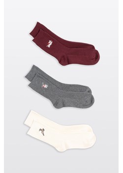 Kolorowy zestaw skarpet z motywem świątecznym 3-PAK, Rozmiar -  31, Kolor - Multikolor ze sklepu REPORTER w kategorii Skarpetki dziecięce - zdjęcie 189110381