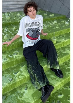 2005xReporter Biały t-shirt OVERSIZE, Rozmiar - S--, Kolor - Beżowy ze sklepu REPORTER w kategorii T-shirty chłopięce - zdjęcie 189110463