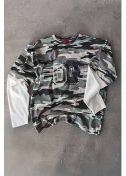 2005xReporter Camo longsleeve, Rozmiar - L--, Kolor - Kremowy ze sklepu REPORTER w kategorii T-shirty chłopięce - zdjęcie 189110471