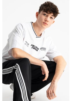 Biały t-shirt LOOSE z nadrukiem z przodu, Rozmiar - 152, Kolor - Biały ze sklepu REPORTER w kategorii T-shirty chłopięce - zdjęcie 189111102