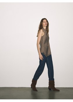 Reserved - Zamszowe botki - zielony ze sklepu Reserved w kategorii Botki - zdjęcie 189111882