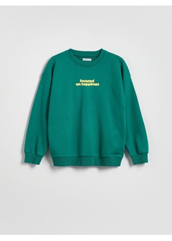 Reserved - Bluza oversize - zielony ze sklepu Reserved w kategorii Bluzy chłopięce - zdjęcie 189111973