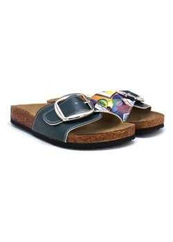 Calceo Klapki w kolorze morskim ze wzorem ze sklepu Limango Polska w kategorii Klapki damskie - zdjęcie 189114103