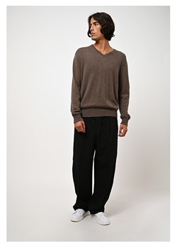 AUTHENTIC CASHMERE Kaszmirowy sweter "Agel" w kolorze brązowym ze sklepu Limango Polska w kategorii Swetry męskie - zdjęcie 189114392