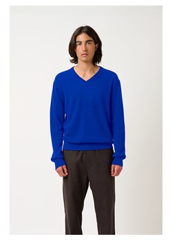 AUTHENTIC CASHMERE Kaszmirowy sweter w kolorze niebieskim ze sklepu Limango Polska w kategorii Swetry męskie - zdjęcie 189114401