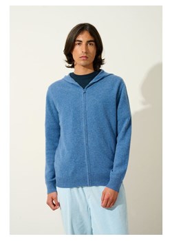 AUTHENTIC CASHMERE Kaszmirowy kardigan "Neurre" w kolorze błękitnym ze sklepu Limango Polska w kategorii Swetry męskie - zdjęcie 189114624