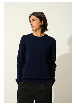 AUTHENTIC CASHMERE Kaszmirowy sweter "Nolan" w kolorze granatowym ze sklepu Limango Polska w kategorii Swetry męskie - zdjęcie 189114663
