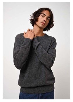AUTHENTIC CASHMERE Kaszmirowy sweter "Victo" w kolorze antracytowym ze sklepu Limango Polska w kategorii Swetry męskie - zdjęcie 189114730
