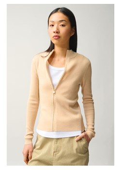 AUTHENTIC CASHMERE Kaszmirowy kardigan "Alberte" w kolorze beżowym ze sklepu Limango Polska w kategorii Swetry damskie - zdjęcie 189114773