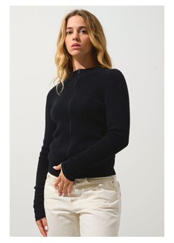 AUTHENTIC CASHMERE Kaszmirowy kardigan "Alberte" w kolorze czarnym ze sklepu Limango Polska w kategorii Swetry damskie - zdjęcie 189114780