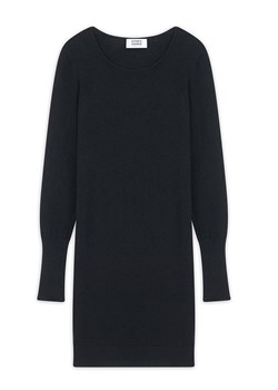 AUTHENTIC CASHMERE Kaszmirowa sukienka "Armet" w kolorze czarnym ze sklepu Limango Polska w kategorii Sukienki - zdjęcie 189114804