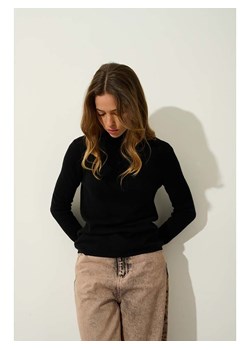 AUTHENTIC CASHMERE Kaszmirowy golf "Bise" w kolorze czarnym ze sklepu Limango Polska w kategorii Swetry damskie - zdjęcie 189114873