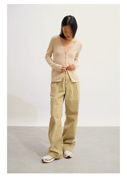 AUTHENTIC CASHMERE Kaszmirowy kardigan "Chalais" w kolorze kremowym ze sklepu Limango Polska w kategorii Swetry damskie - zdjęcie 189115003