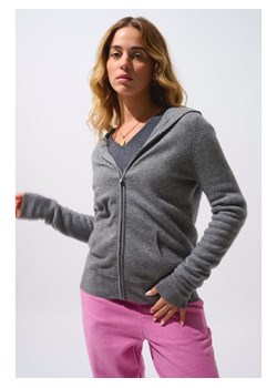 AUTHENTIC CASHMERE Kaszmirowy kardigan "Colombis" w kolorze szarym ze sklepu Limango Polska w kategorii Swetry damskie - zdjęcie 189115092