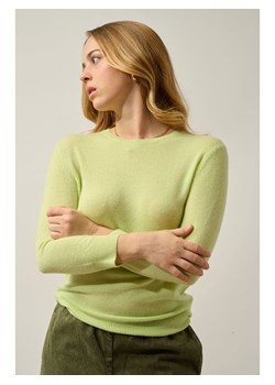 AUTHENTIC CASHMERE Kaszmirowy sweter "Estaris" w kolorze jasnozielonym ze sklepu Limango Polska w kategorii Swetry damskie - zdjęcie 189115290