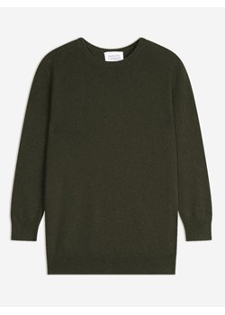 AUTHENTIC CASHMERE Kaszmirowy sweter "Estaris" w kolorze khaki ze sklepu Limango Polska w kategorii Swetry damskie - zdjęcie 189115334