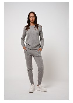 AUTHENTIC CASHMERE Kaszmirowy sweter "Etret" w kolorze szarym ze sklepu Limango Polska w kategorii Swetry damskie - zdjęcie 189115353