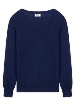 AUTHENTIC CASHMERE Kaszmirowy sweter "Giusalet" w kolorze granatowym ze sklepu Limango Polska w kategorii Swetry damskie - zdjęcie 189115503