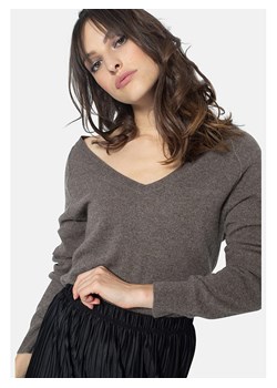 AUTHENTIC CASHMERE Kaszmirowy sweter "Giusalet" w kolorze brązowym ze sklepu Limango Polska w kategorii Swetry damskie - zdjęcie 189115504