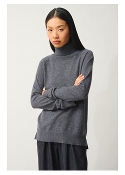 AUTHENTIC CASHMERE Kaszmirowy golf w kolorze antracytowym ze sklepu Limango Polska w kategorii Swetry damskie - zdjęcie 189115611