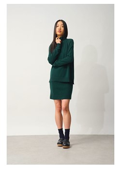 AUTHENTIC CASHMERE Kaszmirowy golf w kolorze ciemnozielonym ze sklepu Limango Polska w kategorii Swetry damskie - zdjęcie 189115623
