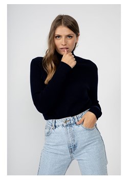 AUTHENTIC CASHMERE Kaszmirowy golf "Suzie" w kolorze granatowym ze sklepu Limango Polska w kategorii Swetry damskie - zdjęcie 189115654