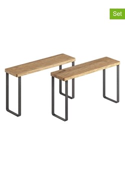 metaltex Regały (2 szt.) w kolorze jasnobrązowym na przyprawy - 27 x 16 x 8 cm ze sklepu Limango Polska w kategorii Regały i witryny - zdjęcie 189116261